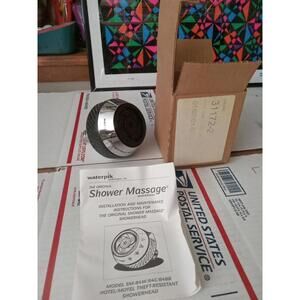 Waterpik Showerhead Shower Massage SM-84c 31172-2 2.5gpm Brand New Trl4#11